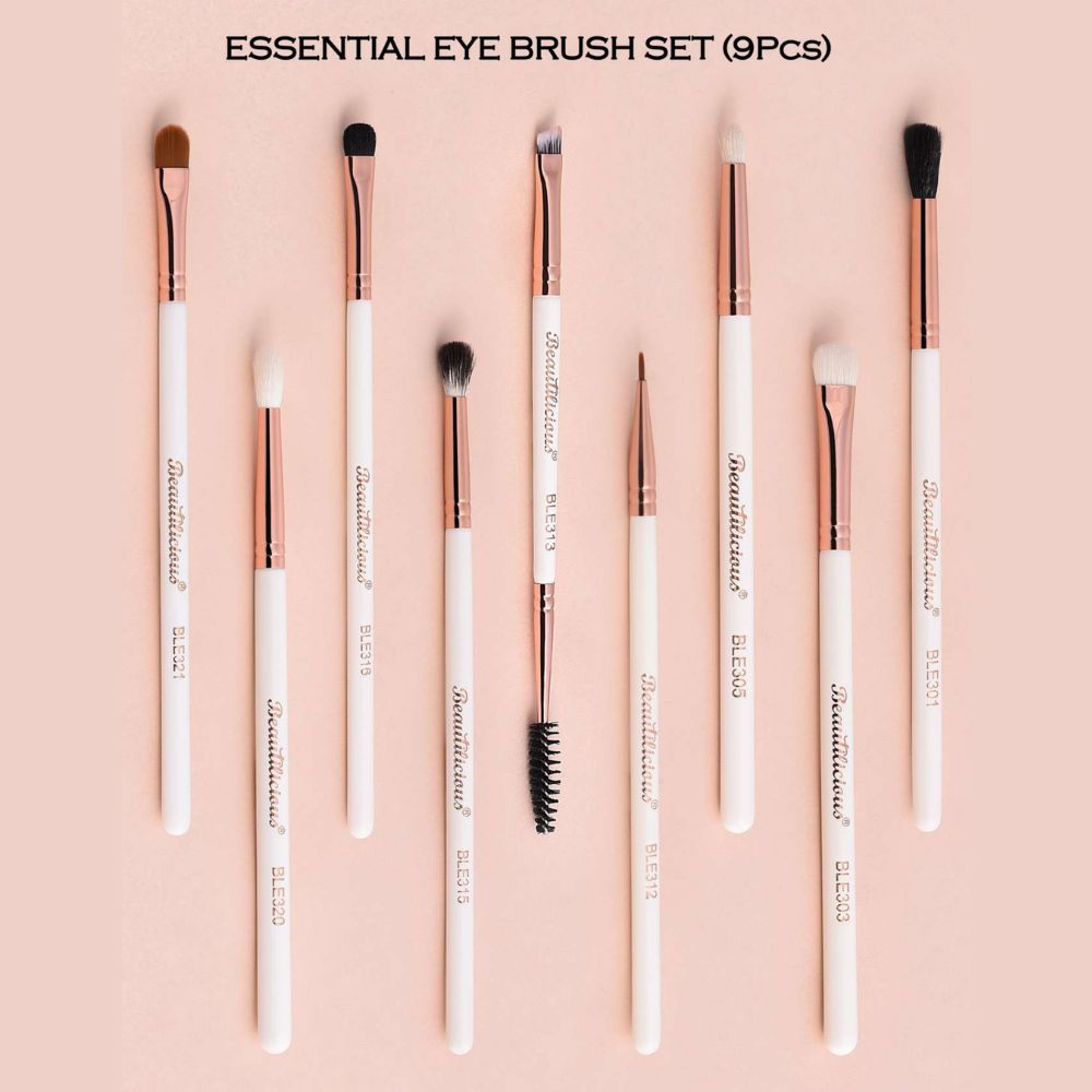 9 Piece Essential Eye Brush Set