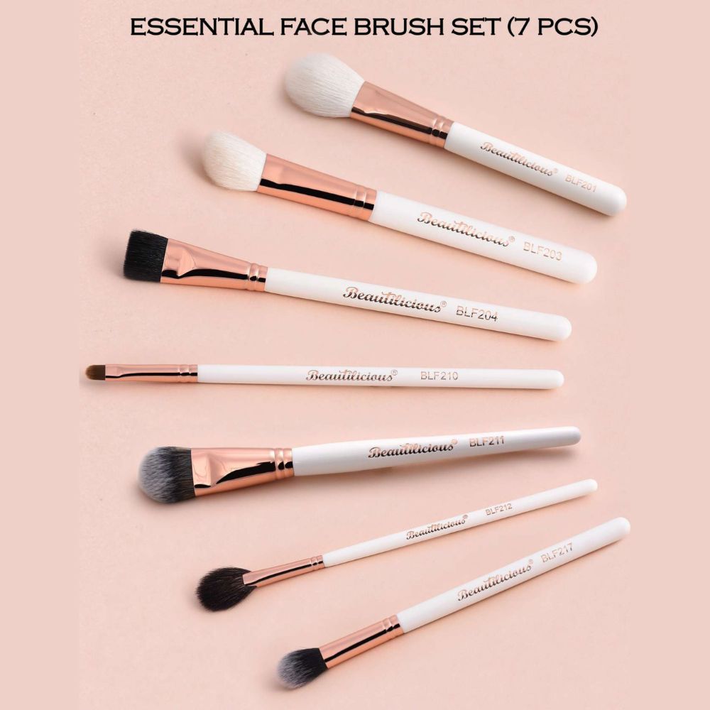 7 Piece Essential Face Brush Set