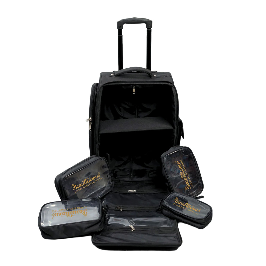 Trolly Vanity Bag - Black