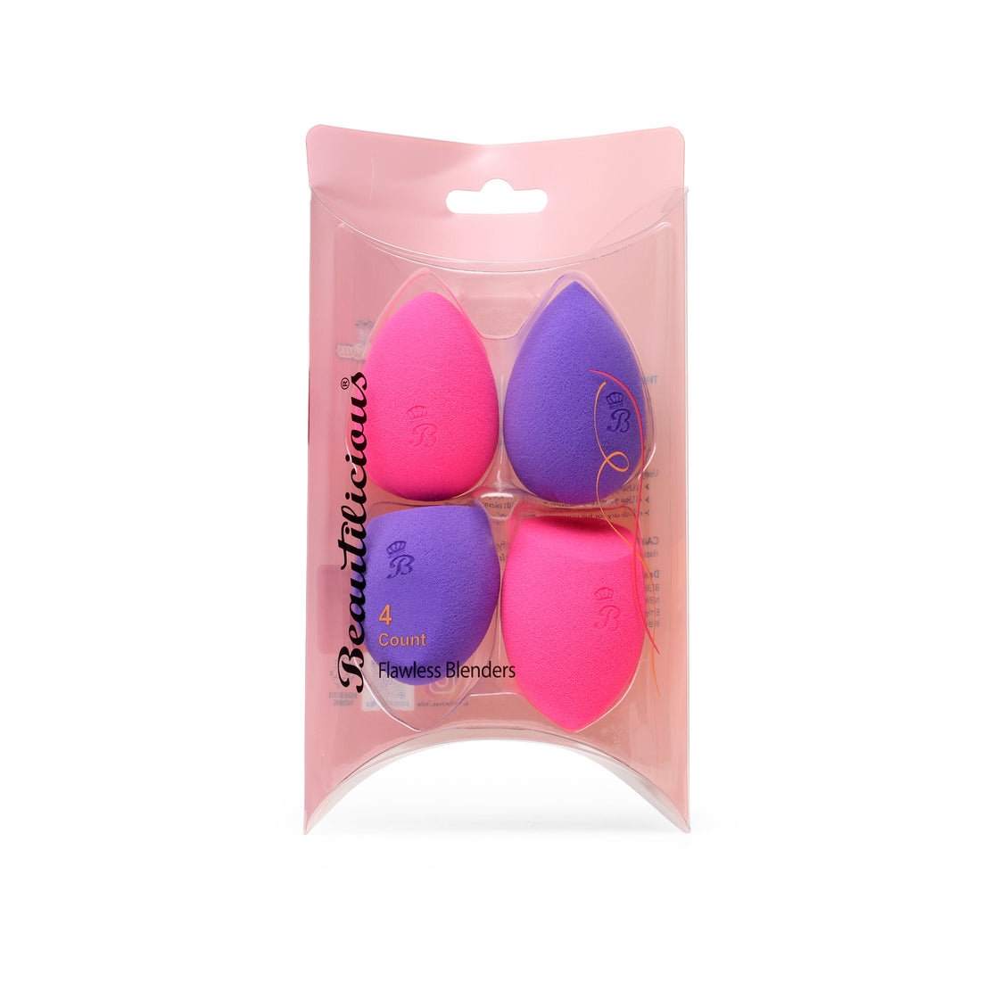 Flawless Blenders - 2 Pcs Tear Drop & 2 Pcs Bake Cut (Multicolor)