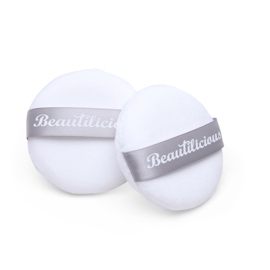 Large Luxury Powder Puff - Round (White)