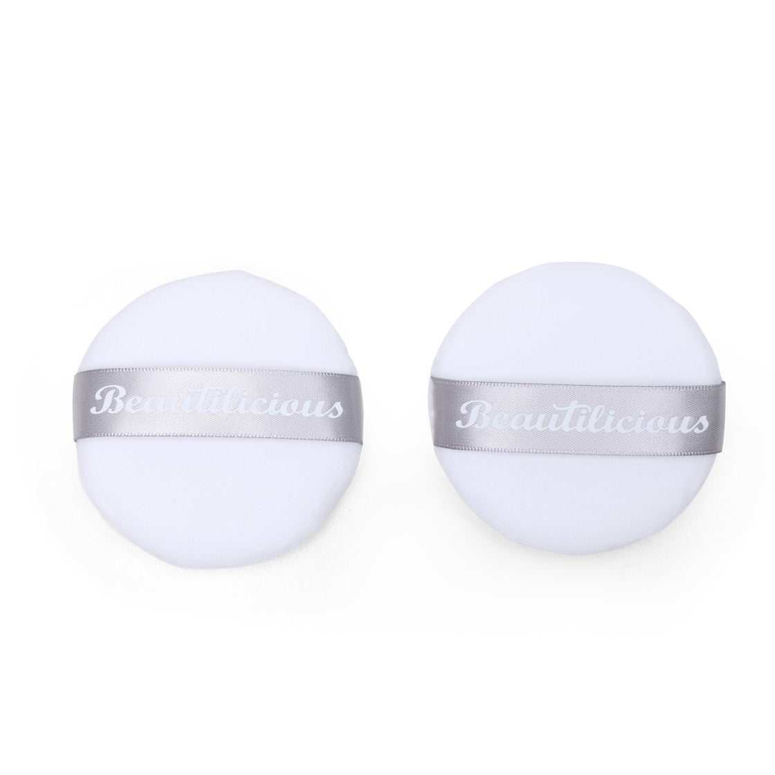 Large Luxury Powder Puff - Round (White)