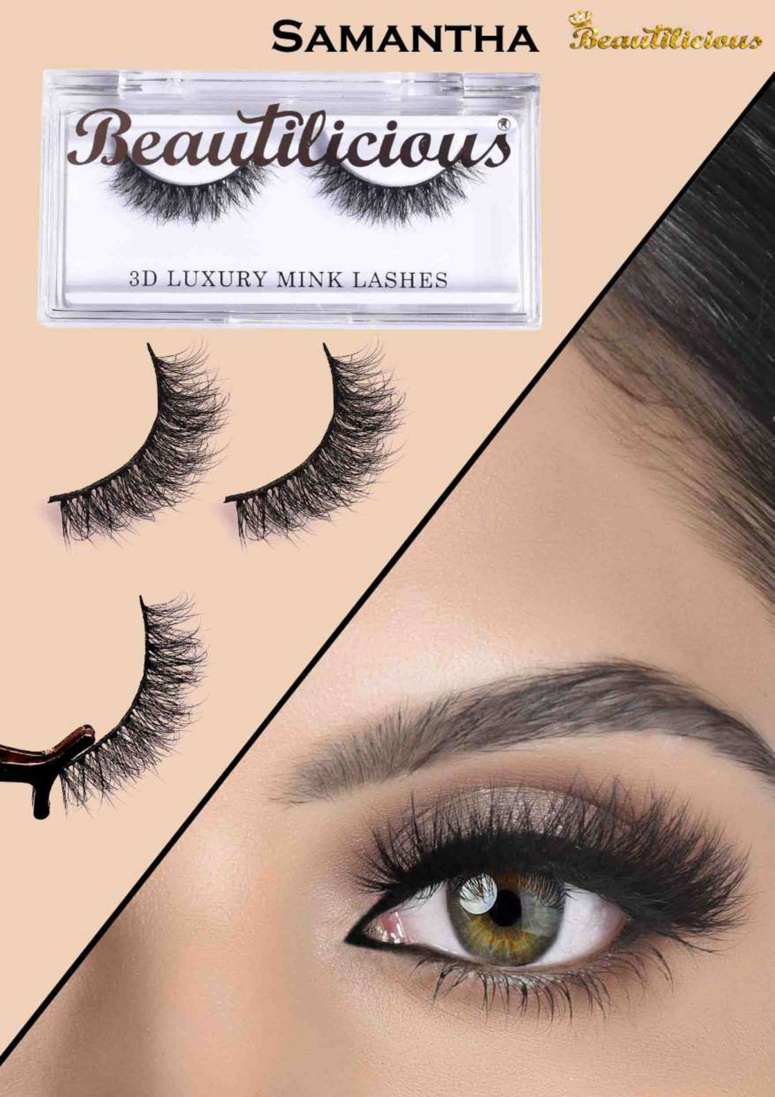 3d Mink Eyelash - Samantha