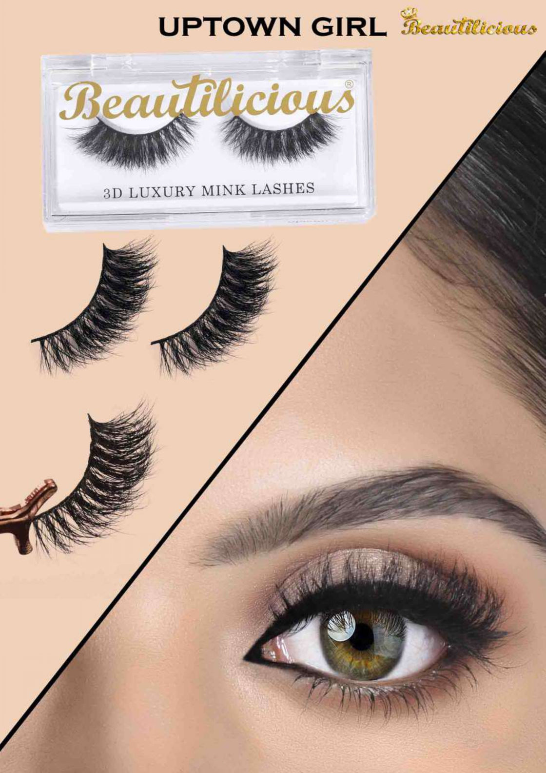 3d Luxury Mink Eyelash - Uptown Girl