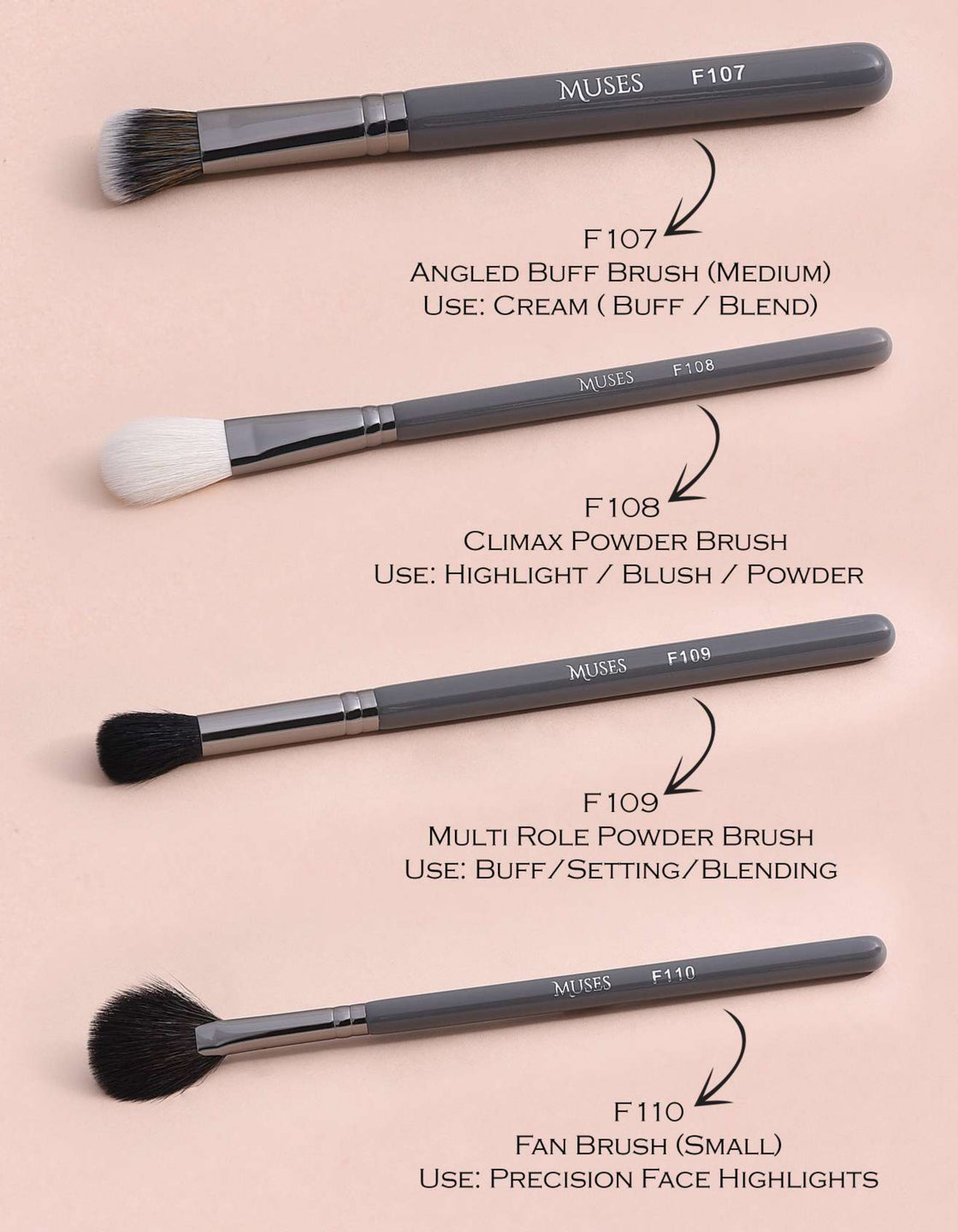 Muses Collection Brush Kit (31 Pcs)